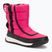 Paauglių sniego batai Sorel Outh Whitney II Puffy Mid cactus pink/black