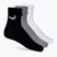 Nike Everyday Lightweight Crew 3 pakuotės treniruočių kojinės, spalva SX7677-964