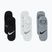 Moteriškos kojinės Nike Everyday Plus Lightweight Footie 3 poros multi-color/927