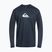 Vyriški plaukimo marškinėliai ilgomis rankovėmis Quiksilver Solid Streak navy blazer/white