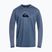 Vyriški plaukimo marškinėliai ilgomis rankovėmis Quiksilver Solid Streak navy blazer/white
