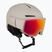 Slidinėjimo šalmas Salomon Osmo Pro Sigma Photo light bronze met/black/poppy red