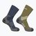 Kojinės Salomon X Ultra Access Crew 2 poros gothic olive/grisaille