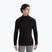 Vyriški termoaktyvūs marškinėliai ilgomis rankovėmis icebreaker Merino 200 Oasis Half Zip black
