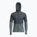 Vyriškas žygio džemperis icebreaker Merino 200 RealFleece Descender Zip Hoodie abyss/blue ash/black