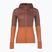 Moteriškas žygio džemperis icebreaker Merino 200 Realfleece Descender Zip Hoodie dusty clay