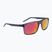 Akiniai nuo saulės Nike Fire L dark grey/ polar red flash