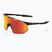 Dviračių sporto akiniai 100% Hypercraft SQ soft tact black/hiper red multilayer mirror