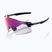 Saulės akiniai 100% Aerocraft gloss black/purple mirror photochromic