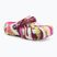 "Crocs Classic Lined Marbled Clog electric pink/multi" vaikiškos šlepetės