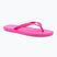 Šlepetės per pirštą Crocs Flip pink crush