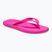 Šlepetės per pirštą Crocs Flip pink crush
