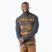 Vyriški termoaktyvūs marškinėliai ilgomis rankovėmis Smartwool Merino 250 Baselayer 1/4 Zip Boxed charcoal mtn scape