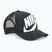 Vaikiška kepuraitė su snapeliu Nike Rise Structured Trucker black / black / white