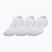 Kojinės Under Armour Perf Tech Pro 3 Pack white/white/mod gray