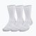 Kojinės Under Armour Perf Tech Pro 3 Pack Crew white/white/mod gray