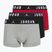 Vyriškos trumpikės Nike Jrdan JHM Flight Cotton Trunk 3 pairs gym red/black