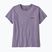 Moteriški marškinėliai Patagonia P-6 Logo Responsibili-Tee concrete purple