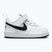 Vaikiški batai Nike Court Borough Low Recraft white/black