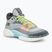 Vyriški krepšinio batai SKECHERS SKX Resagrip gray/yellow