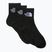 Žygio kojinės The North Face Multi Sport Cush Quarter Sock 3 poros black