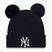 Moteriška kepurė New Era Female Metalic Logo Beanie New York Yankees black