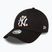 Moterų New Era Flower 9Forty New York Yankees beisbolo kepuraitė juoda