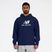 Vyriškas džemperis New Balance Stacked Logo French Terry Hoodie navy