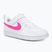 Vaikiški batai Nike Court Borough Low Recraft white/laser fuchsia