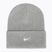 Žieminė kepurė Nike Peak Swoosh Beanie dark grey heather/white