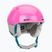 Vaikiškas slidinėjimo šalmas Smith Glide Jr Mips vivid pink hearts