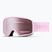 Slidinėjimo akiniai Smith Tribute S2 pink frost/ignitor mirror antifog