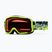 Vaikiški slidinėjimo akiniai Smith Daredevil S3 electric lime slime/green solx mirror antifog