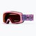 Vaikiški slidinėjimo akiniai Smith Rascal Jr S2 bright pink lofi butterfly/rose copper antifog