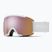 Slidinėjimo akiniai Smith Squad S2 white vapor/chromapop everyday rose gold mirror