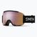 Slidinėjimo akiniai Smith Squad S2 black/chromapop everyday rose gold mirror