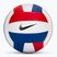 Vaikiškas tinklinio kamuolys Nike Mini Volleyball size 3 white/university red/game royal/black