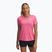 Moteriški treniruočių marškinėliai Under Armour Tech V-Twist super pink/white