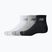 Kojinės New Balance Performance Basic Ankle 3 pairs white/silver metallic