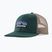 Kepurė su snapeliu Patagonia P-6 Logo Trucker cascade green
