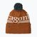 Žieminė kepurė Patagonia Powder Town hut tripper logo: cinnamon brown