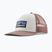 Kepurė su snapeliu Patagonia P-6 Logo Trucker Hat birch white