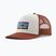 Kepurė su snapeliu Patagonia P-6 Logo Trucker Hat white w/rusty red