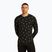 Vyriški termoaktyvūs marškinėliai icebreaker Merino 200 Oasis Crewe Snow Day black/peridot/aop