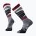 Slidinėjimo kojinės Ski Full Cushion Midnight Ski Pattern OTC medium gray