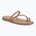 Moteriškos šlepetės Crocs Miami Toe Loop Sandal milk chocolate