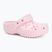 Vaikiškos šlepetės Crocs Classic Floral Cutout Clog Kids Toddler pink milk