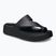 Moteriškos šlepetės per pirštą Crocs Getaway Platform Toe Loop black