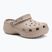 Moteriškos šlepetės Crocs Classic Platform Clog taupe