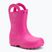 Vaikiški guminiai batai Crocs Handle It Rain Boot Kids pink crush